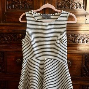 Sunday in Brooklyn (IN ANTHRO) Peplum Striped Blouse Size Small